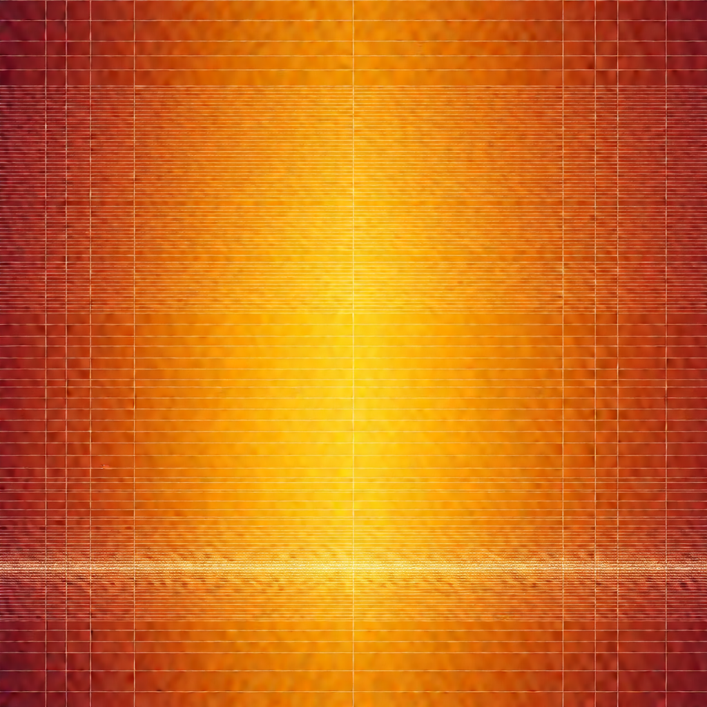 Bright yellow background with a few orange and red accents