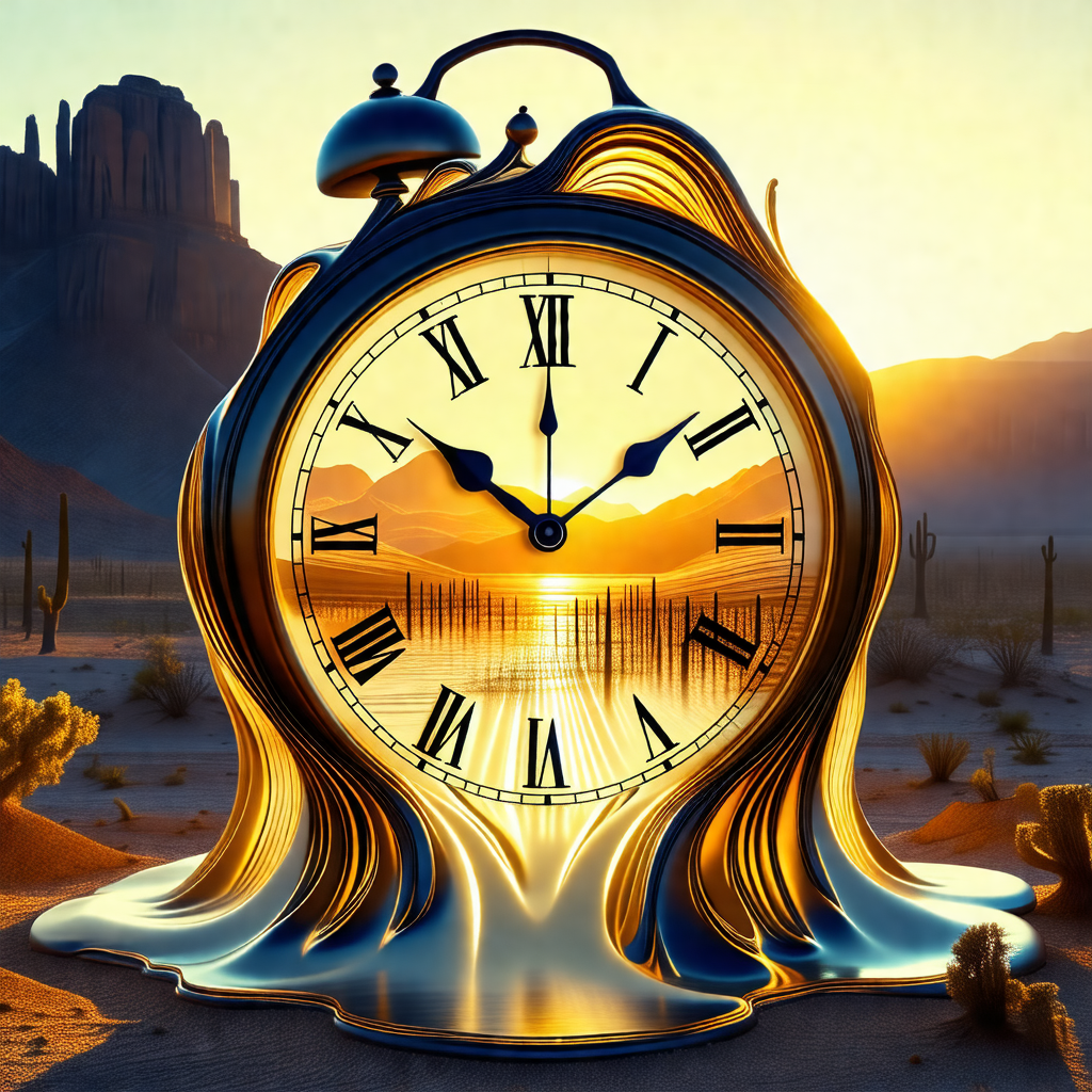 Large, fancy clock with a gold and black design