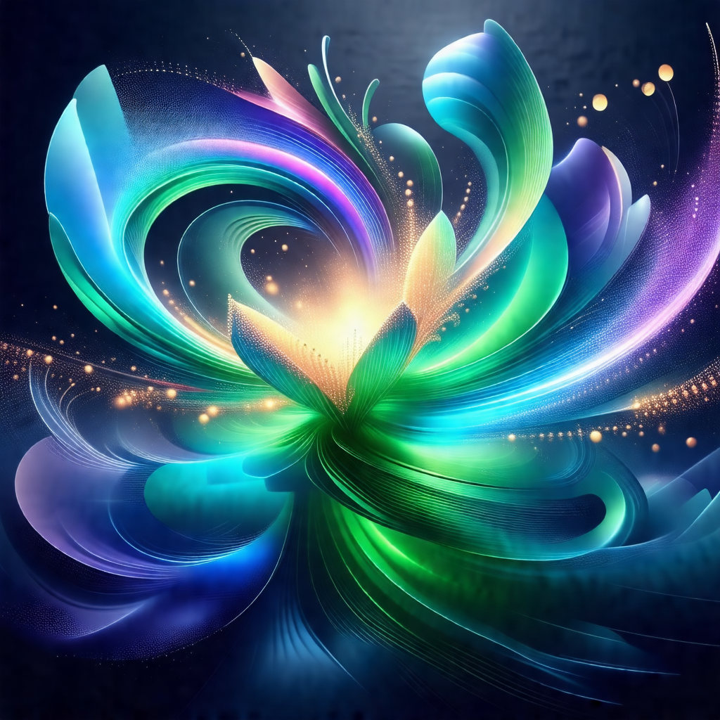 Vibrant and colorful flower with a green stem