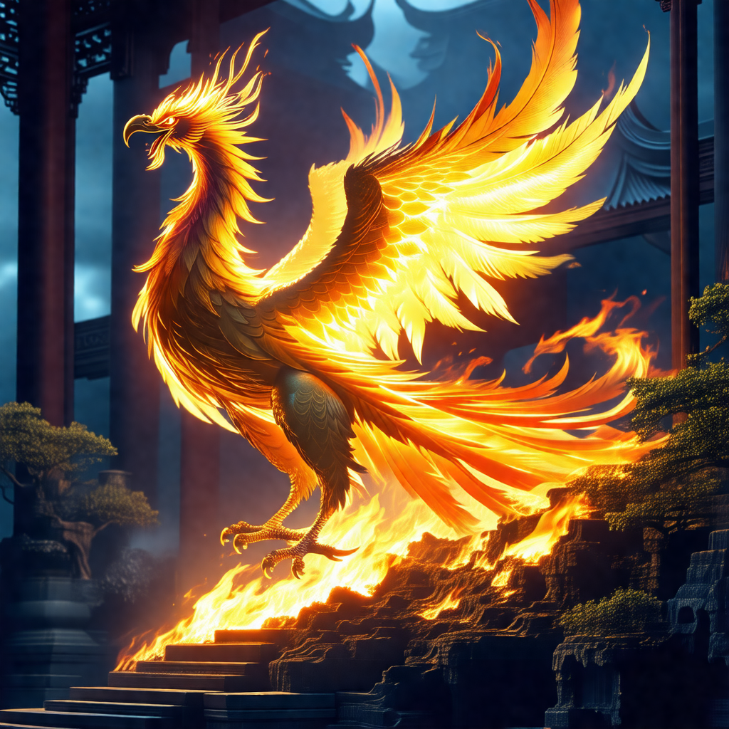 Large, colorful bird with a long tail, standing on a rock...