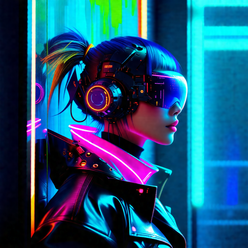 Woman wearing a black jacket and a pair of goggles