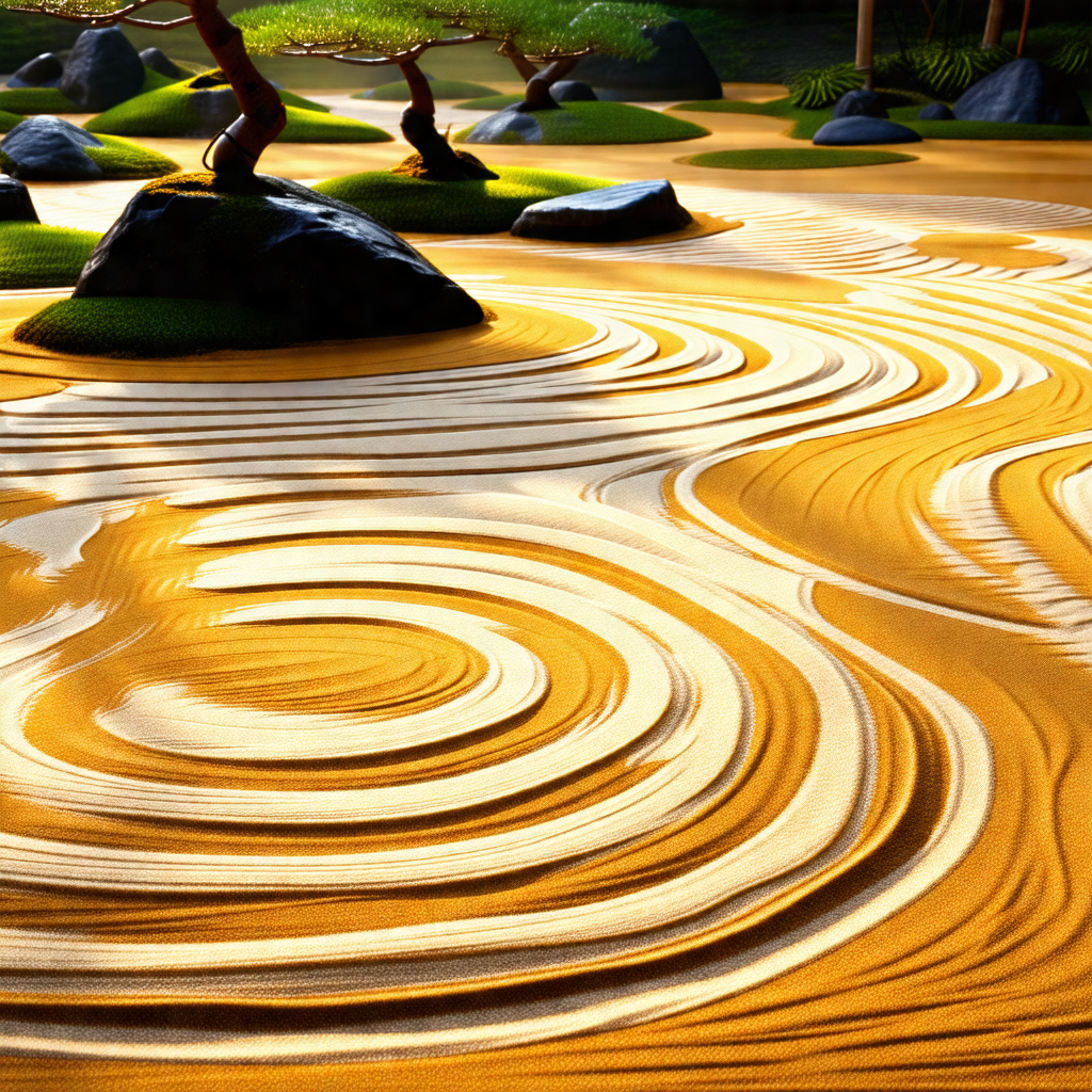 Beautifully designed sand sculpture of a tree, complete w...