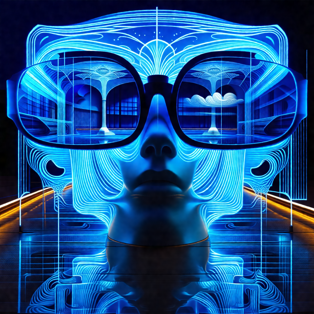 Close-up of a person's face, with a pair of sunglasses pl...