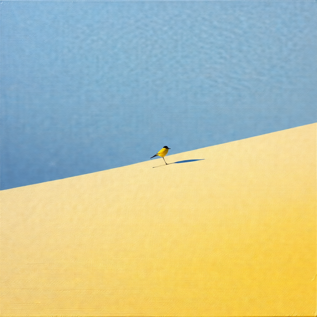 Small bird standing on a sandy beach