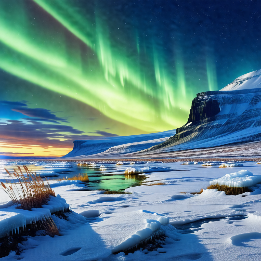 Beautiful scene of a mountain with a stunning view of the...