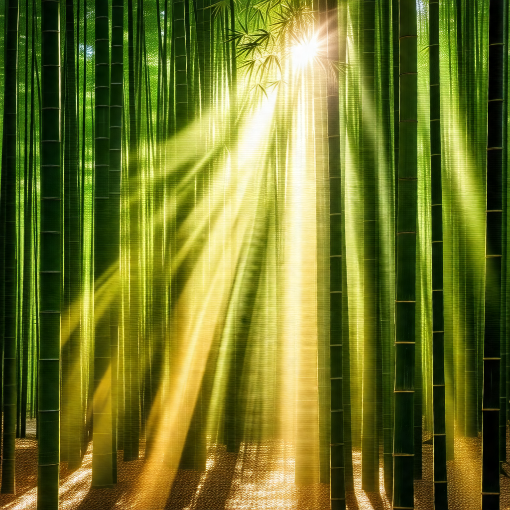 Beautiful forest with a pathway leading through it