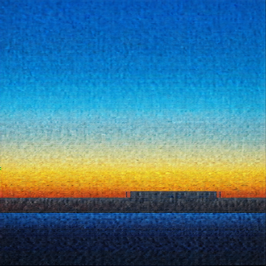 Beautiful sunset over the ocean