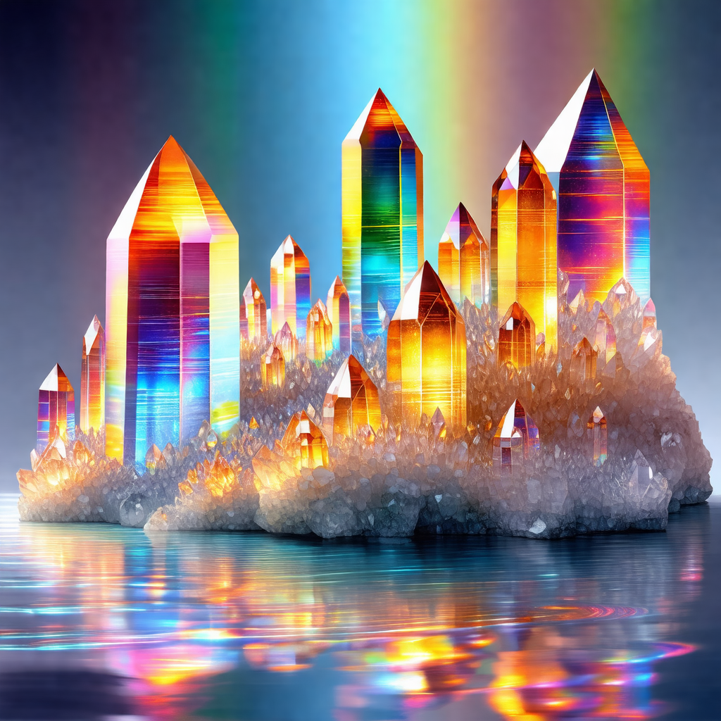 Colorful and vibrant scene of a city with a large number ...