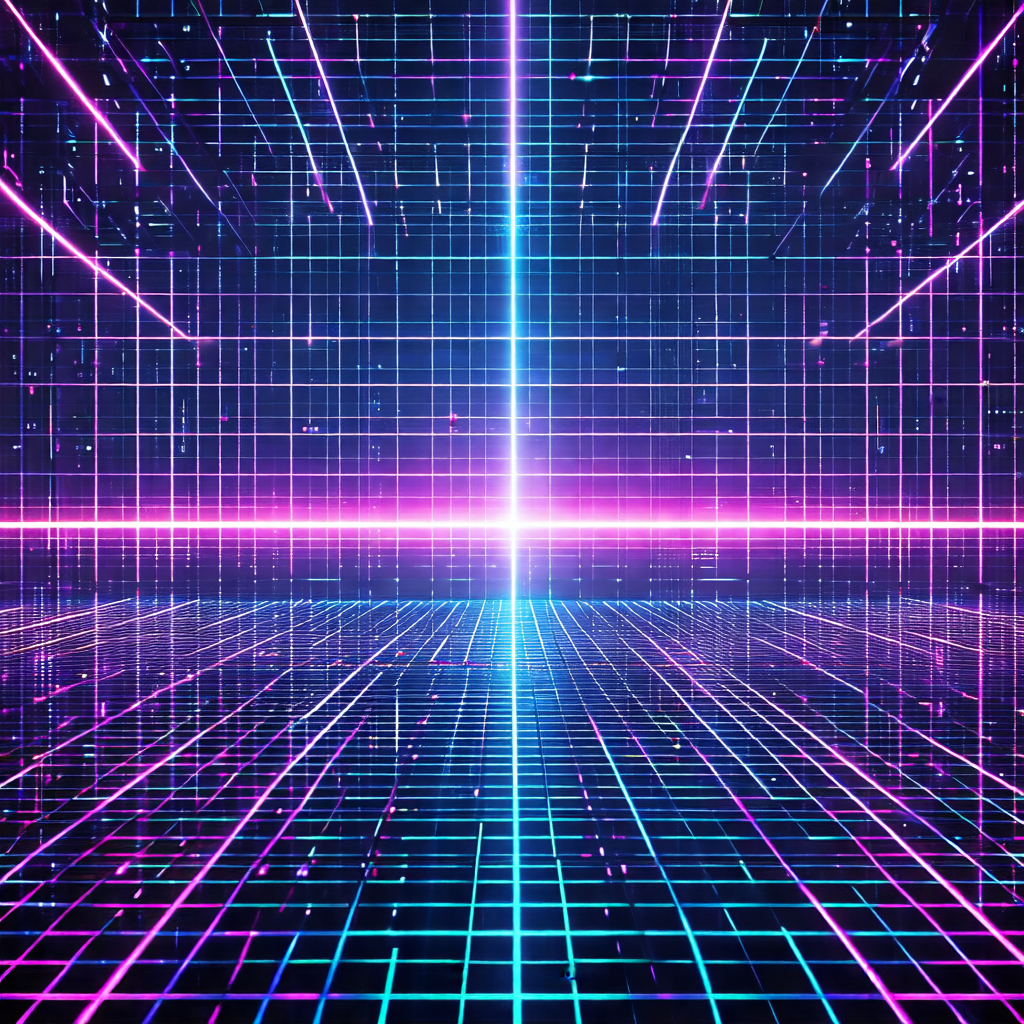 Futuristic, colorful, and abstract representation of a sp...