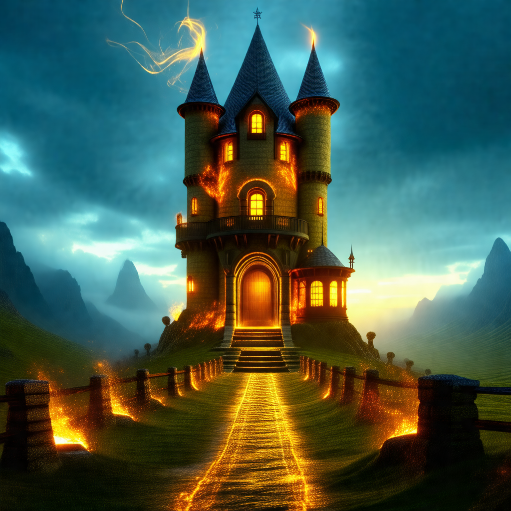 Large, old, and possibly haunted castle with a moat