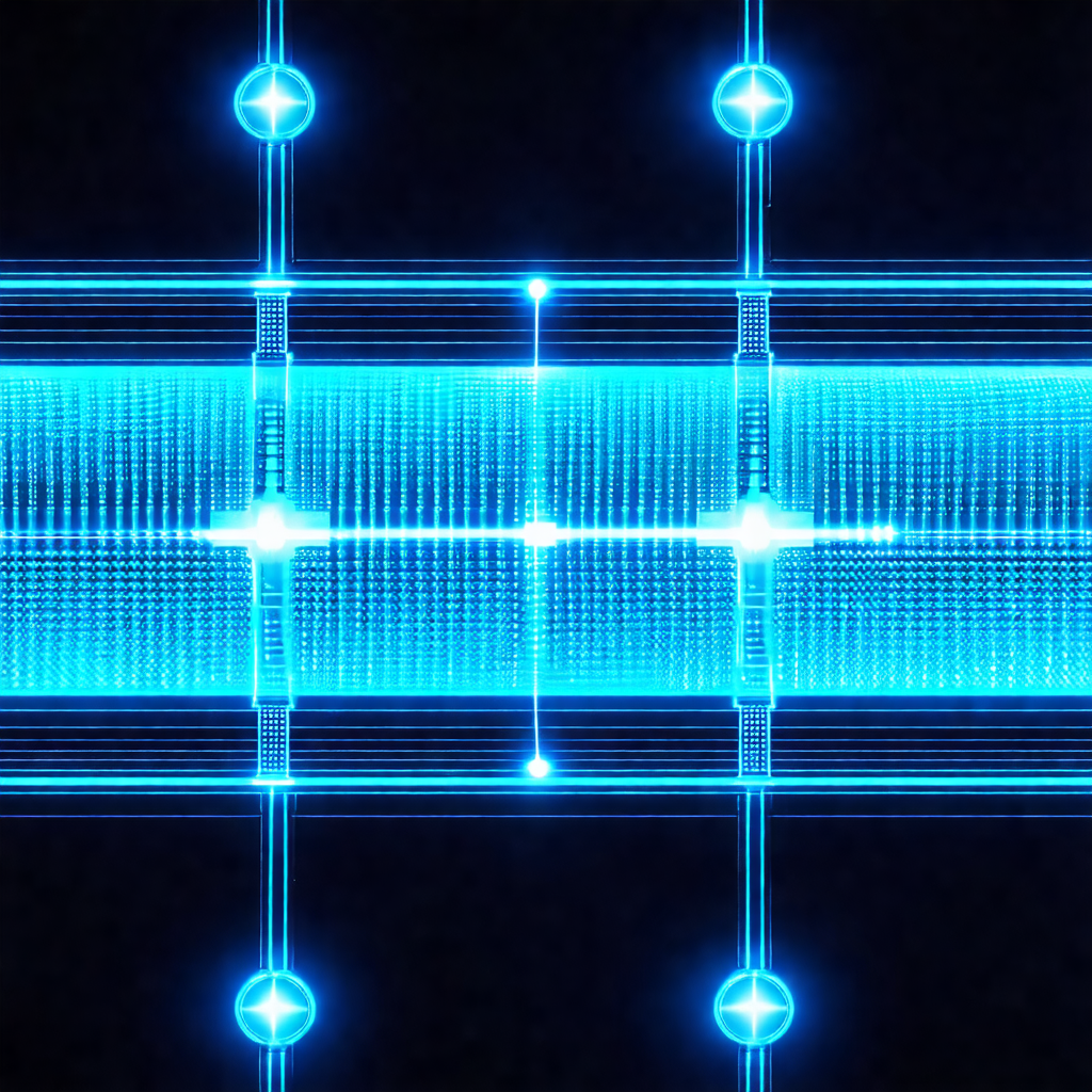 Close-up of a blue light, which appears to be a neon ligh...