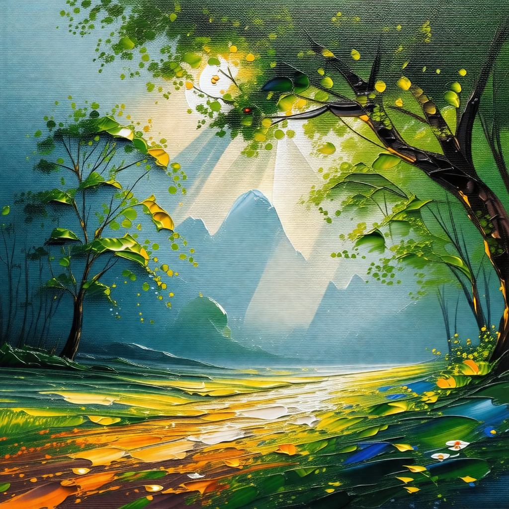 Beautiful scene of a mountain range with a river flowing ...
