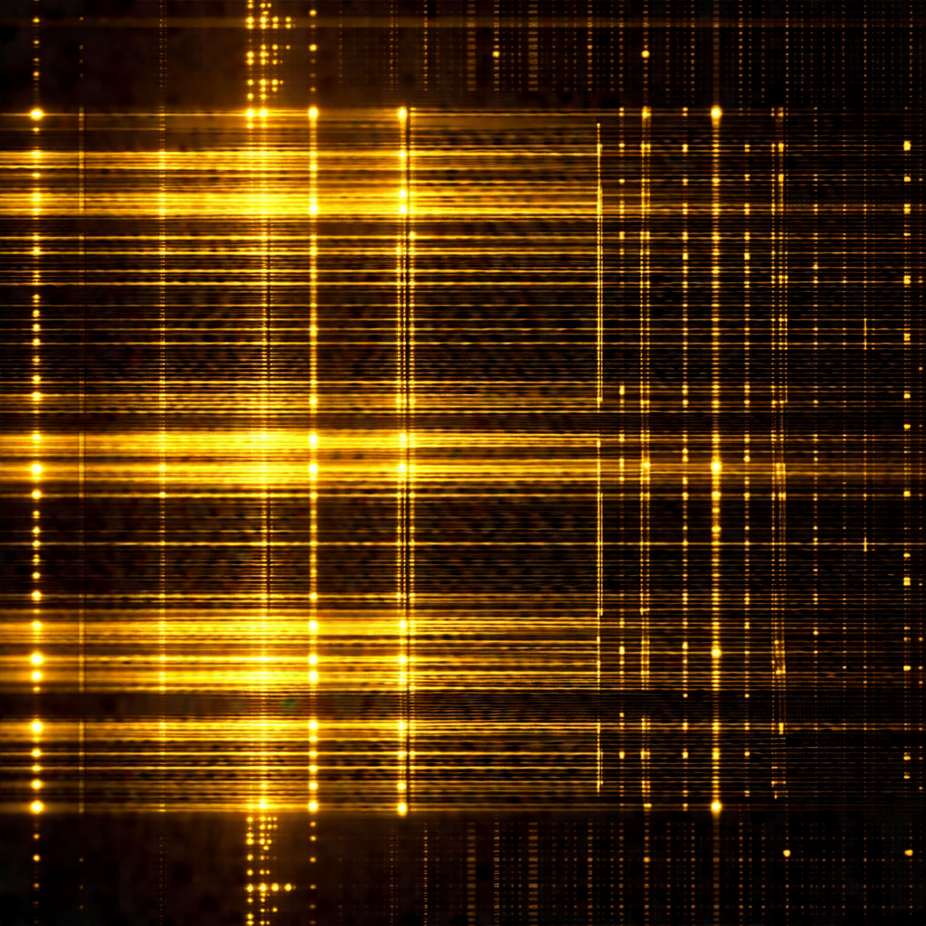 Close-up of a yellow and black checkered pattern
