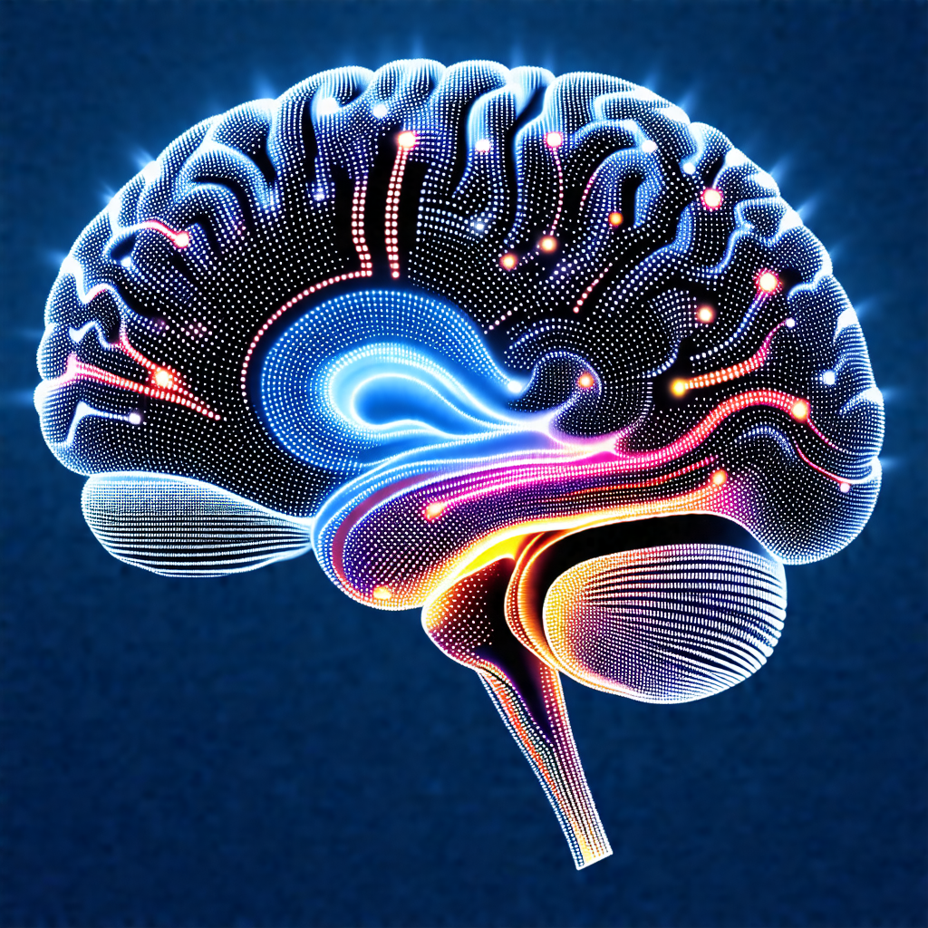 Close-up of a human brain, showcasing its intricate struc...