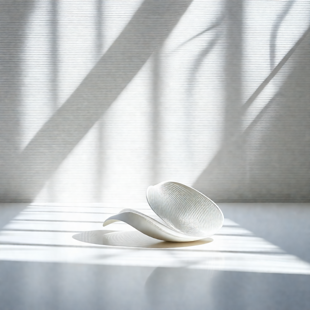 White bowl sitting on a table