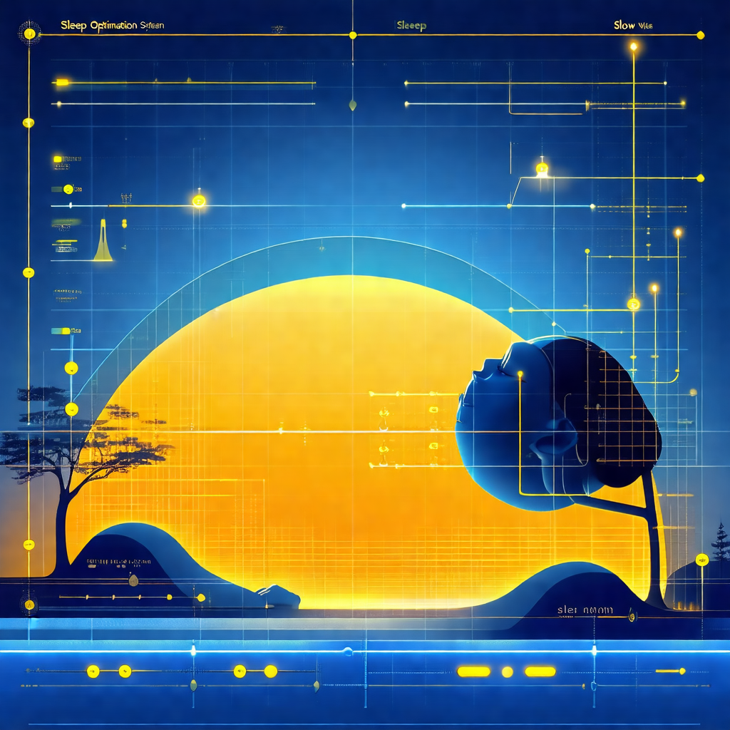 Futuristic scene featuring a large, blue, and yellow sun