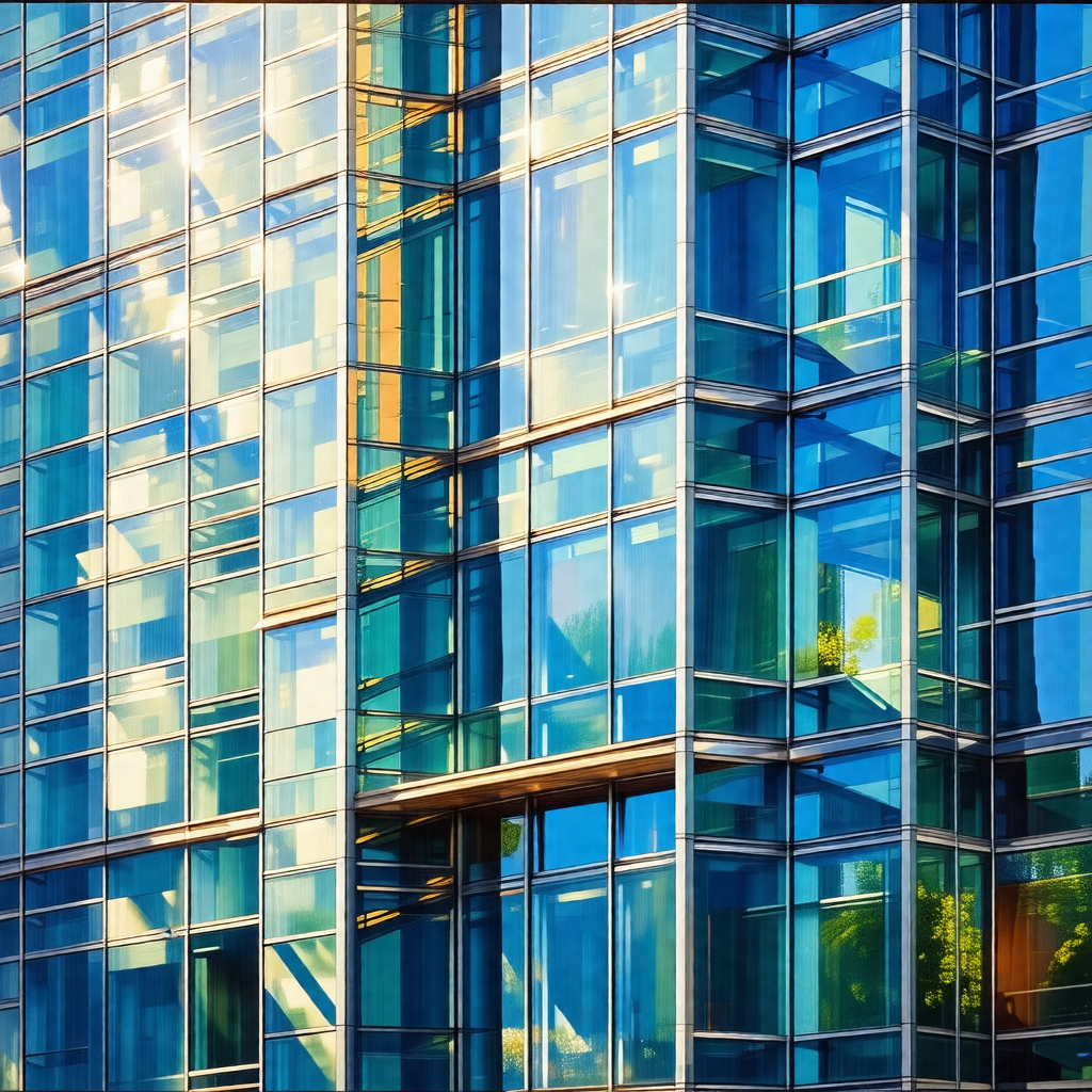 Tall building with many windows