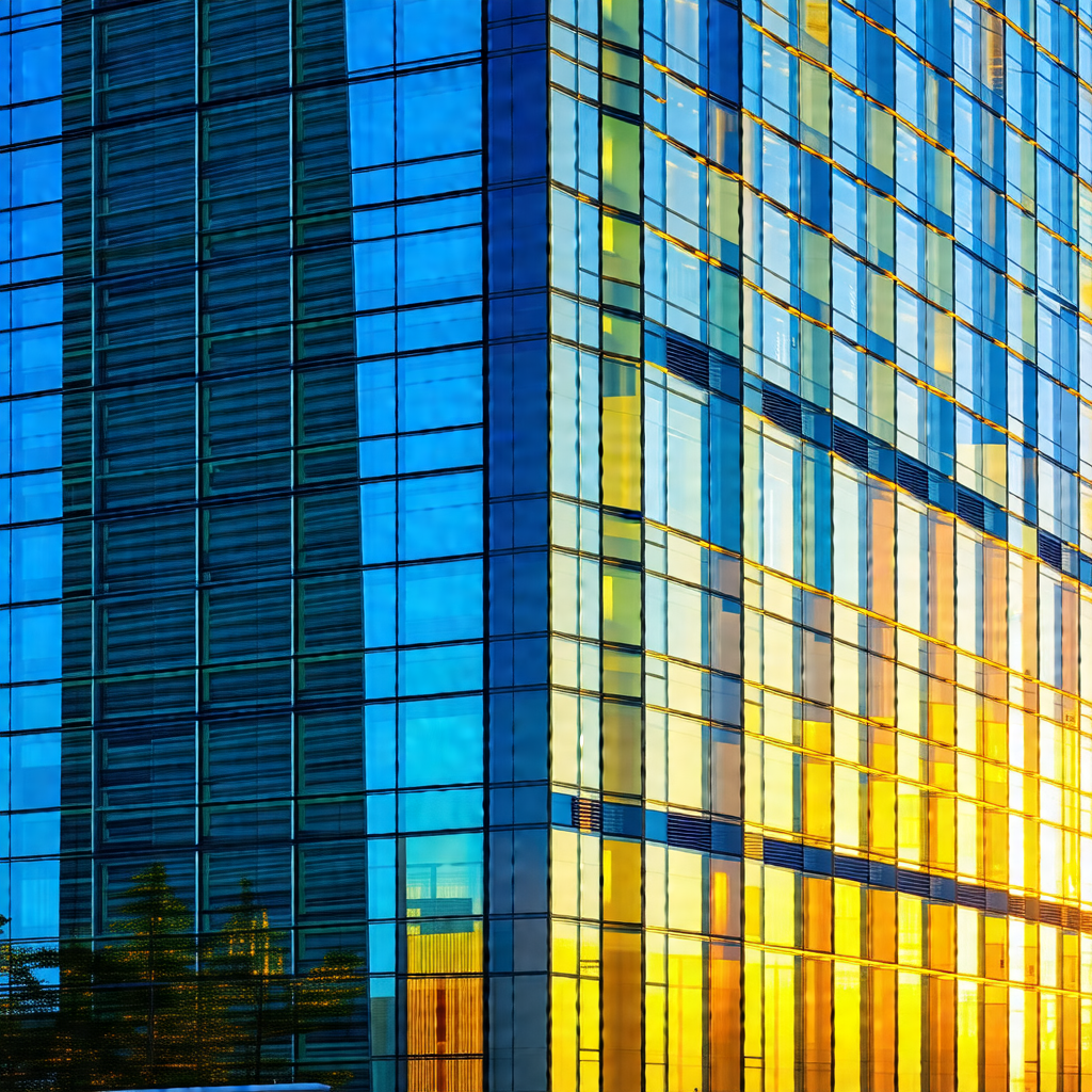 Tall building with a large number of windows