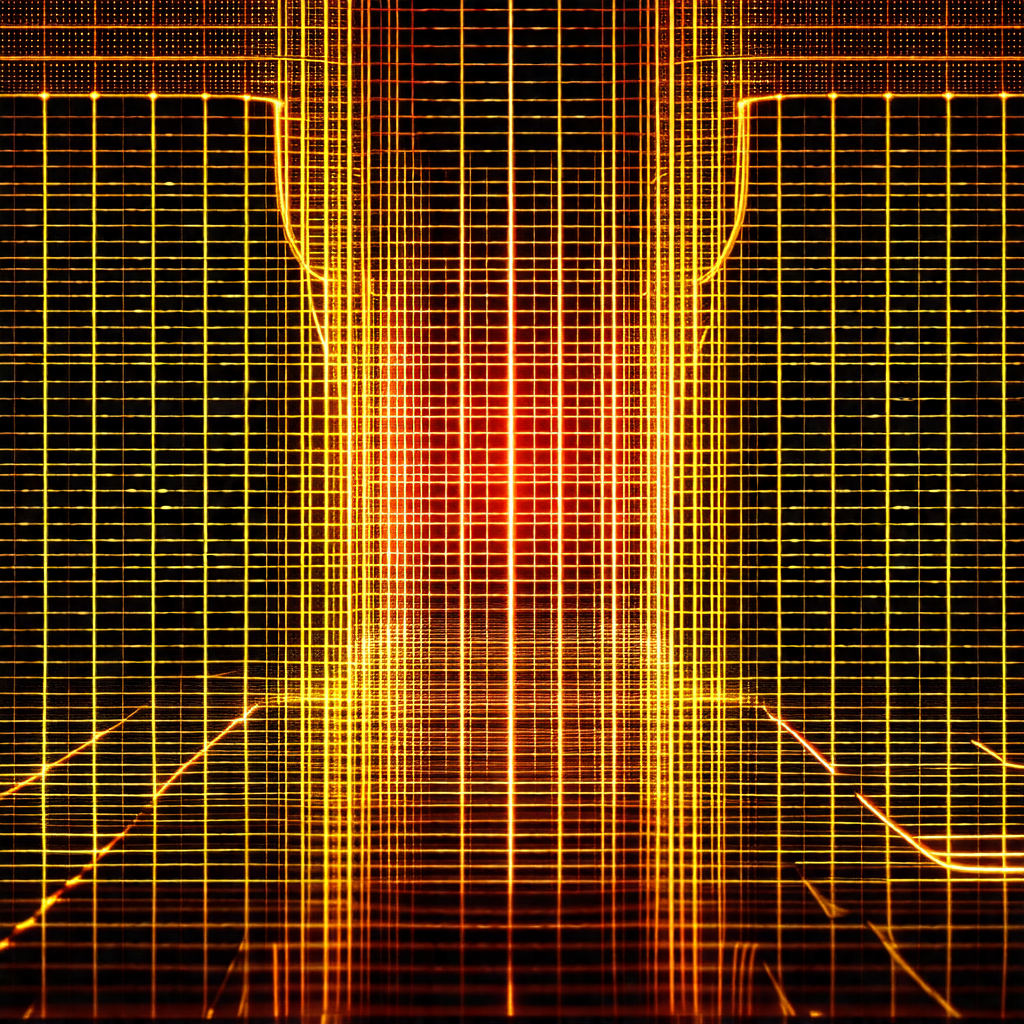 Close-up of a red light, possibly a neon sign or a light ...