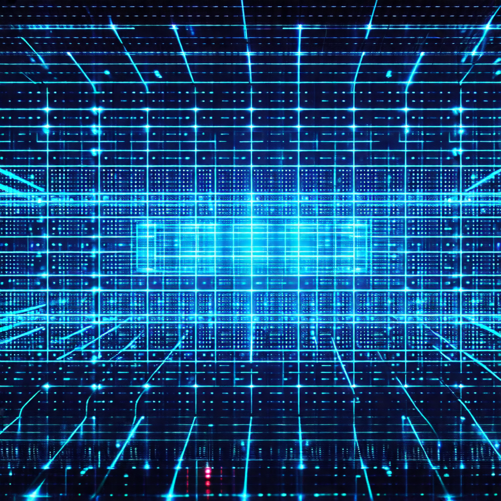 Close-up of a blue and white computer screen