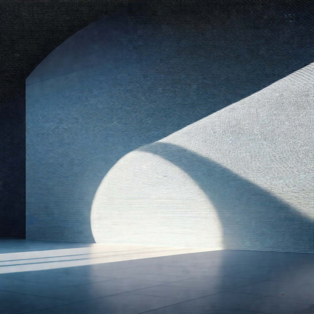 Large, empty room with a white wall
