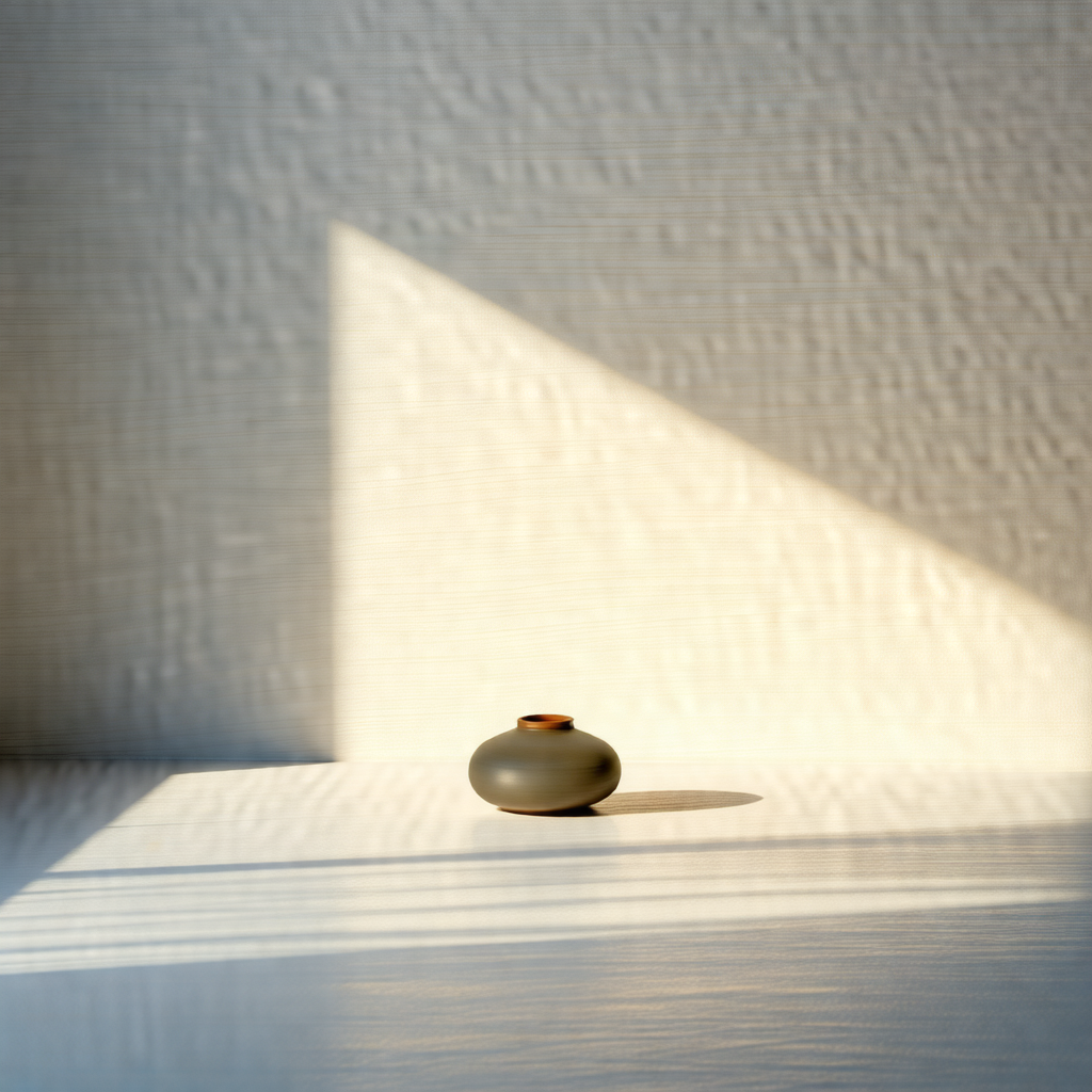 Small, round, white bowl sitting on a table