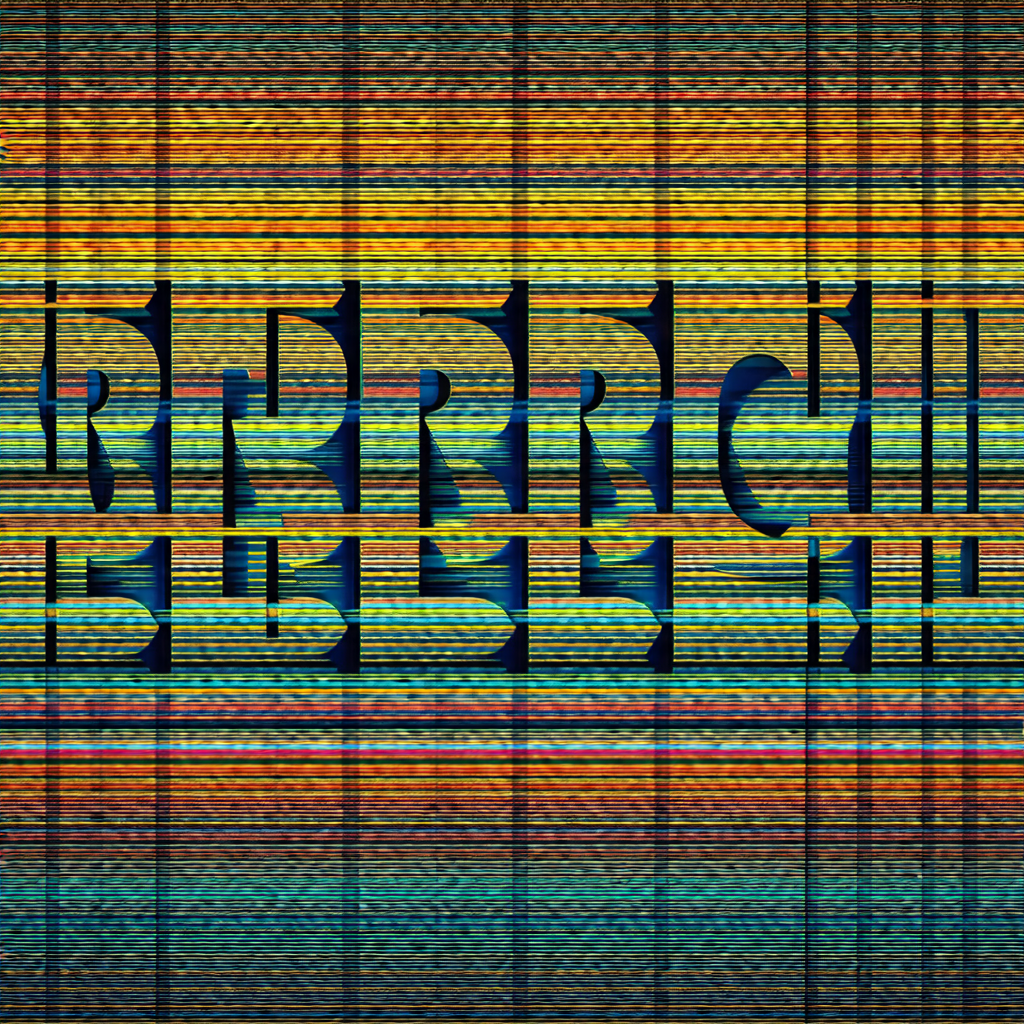 Close-up of a colorful, abstract design