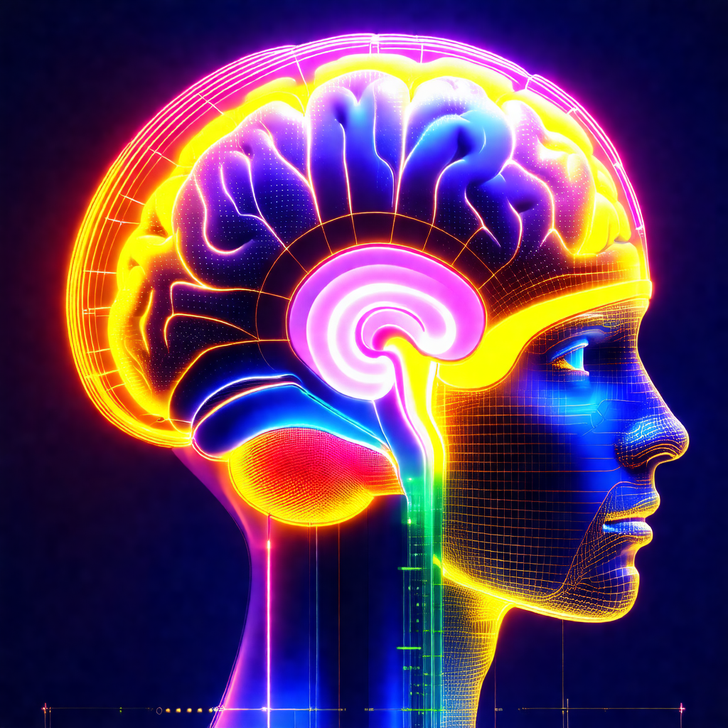 3d computer-generated image of a human head, with a focus...