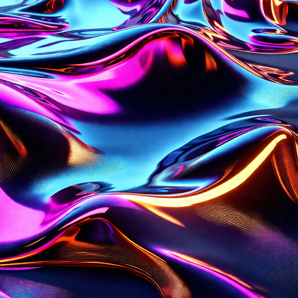 Vibrant, colorful, and abstract design that resembles a w...