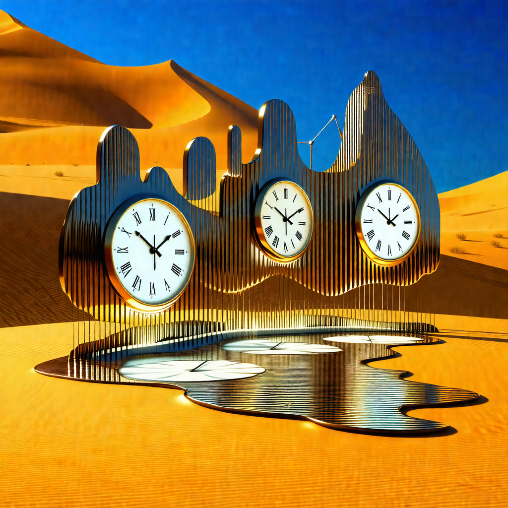 Unique and artistic representation of time
