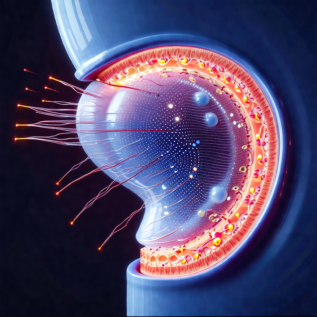Close-up of a human body, focusing on the inside of a per...