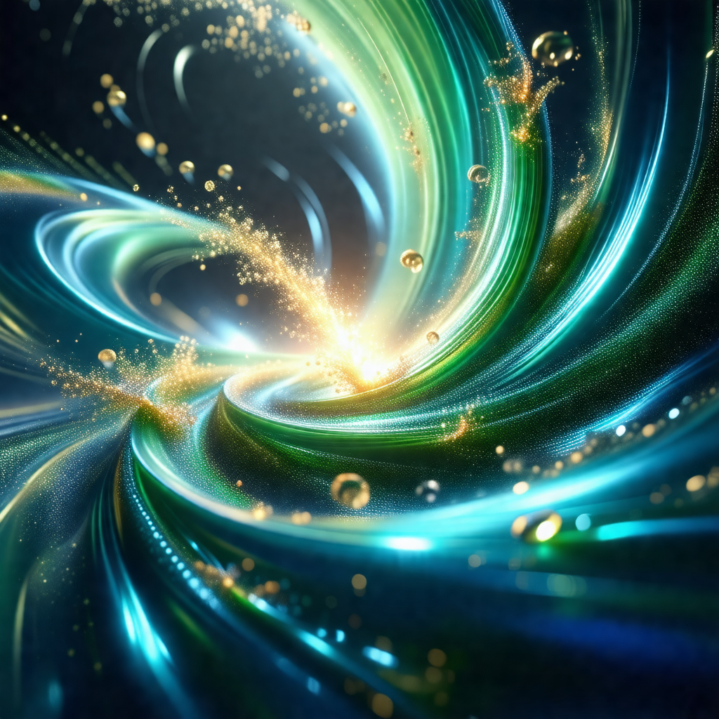 Colorful and vibrant artistic representation of a spiral