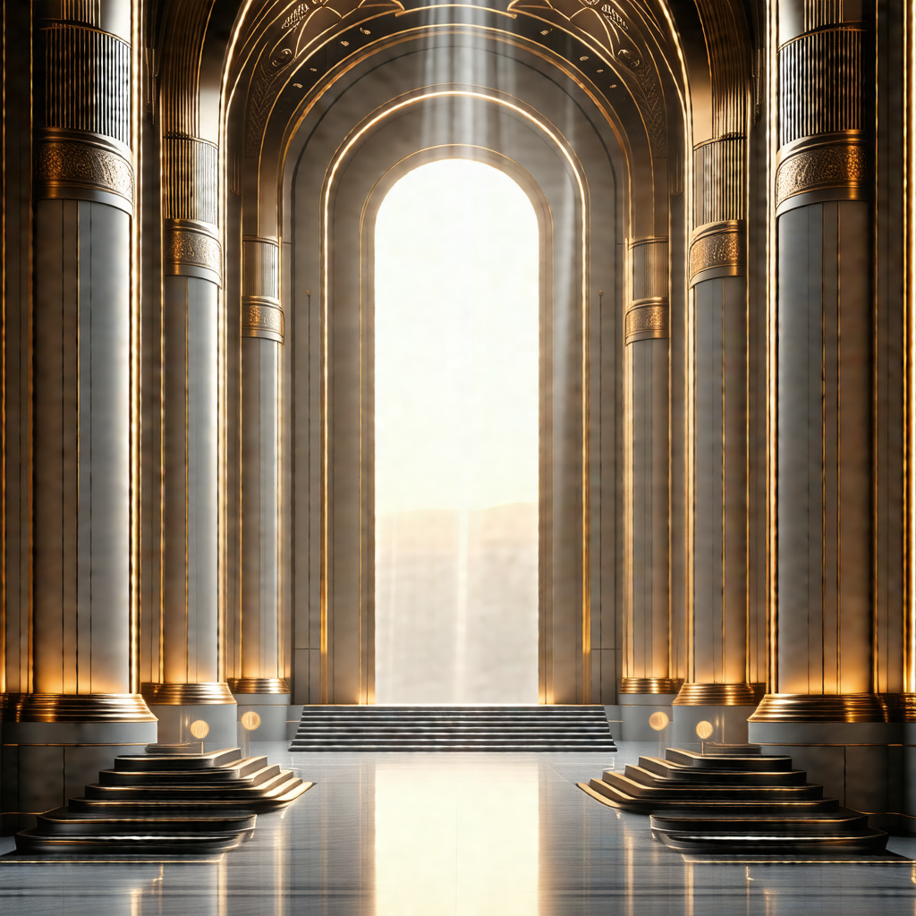 Large, ornate building with a grand entrance