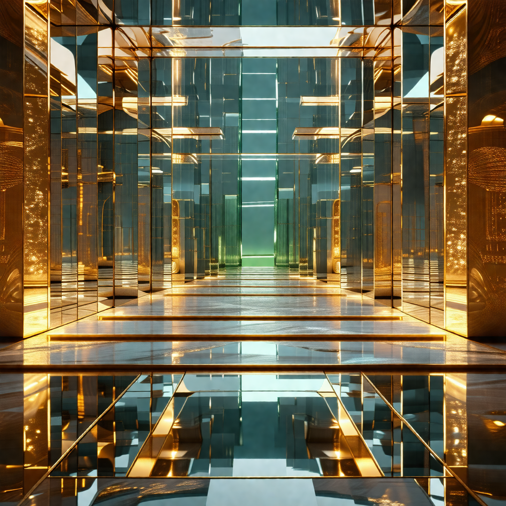 Large, modern building with a reflective glass exterior
