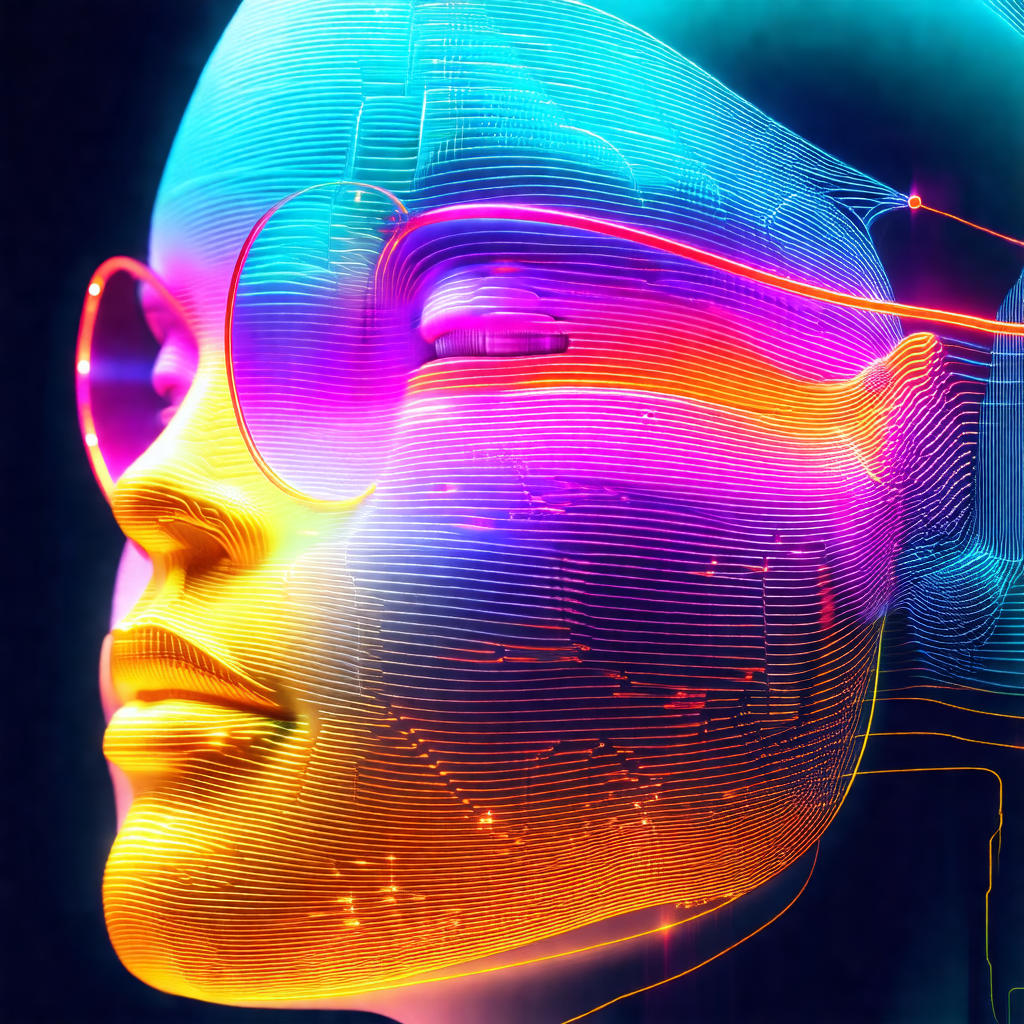 Close-up of a person's face, with a focus on the eyes and...
