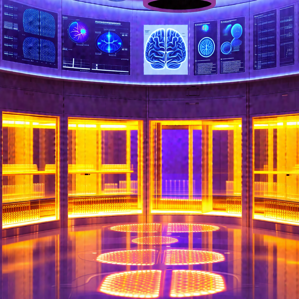 Large, round room with a purple glow