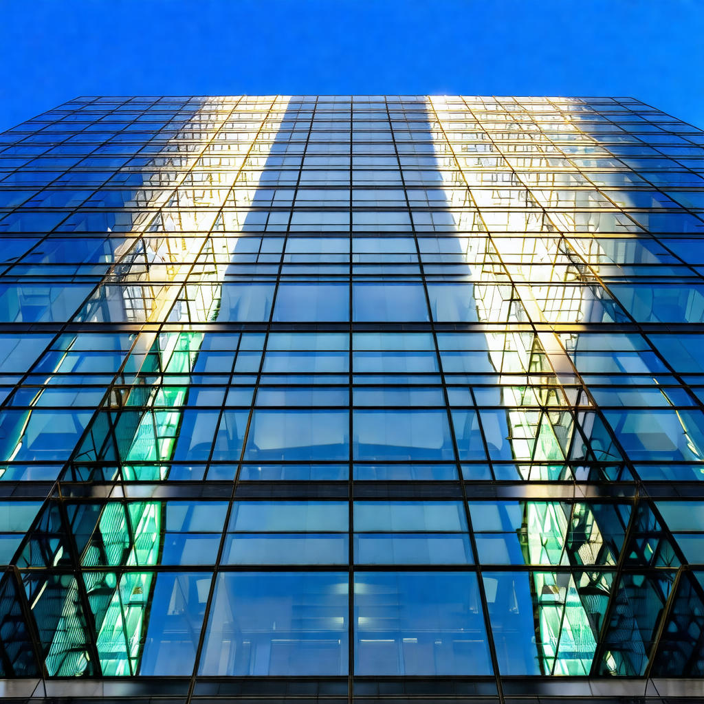 Large building with many windows