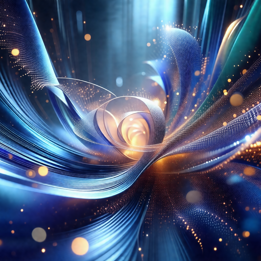 Vibrant and colorful artistic representation of a flower