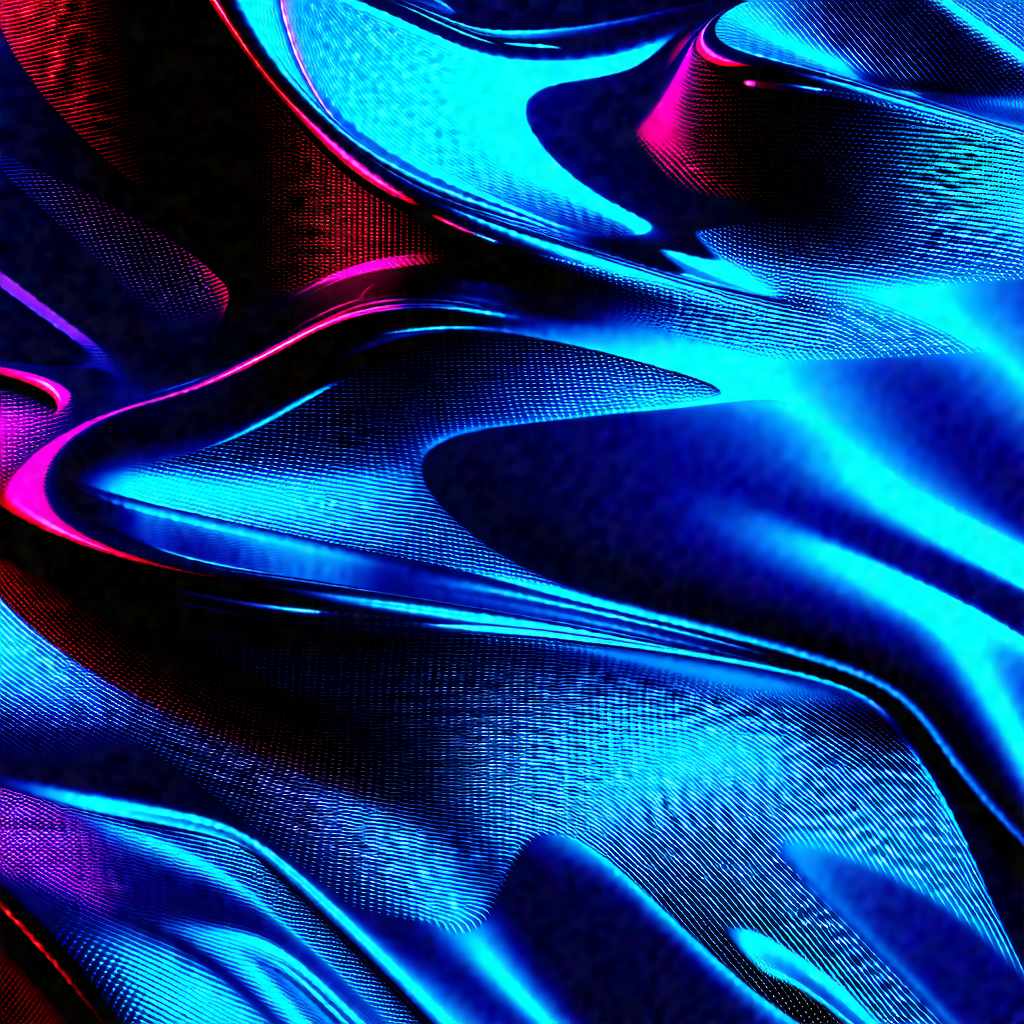 Close-up of a blue and pink swirl pattern