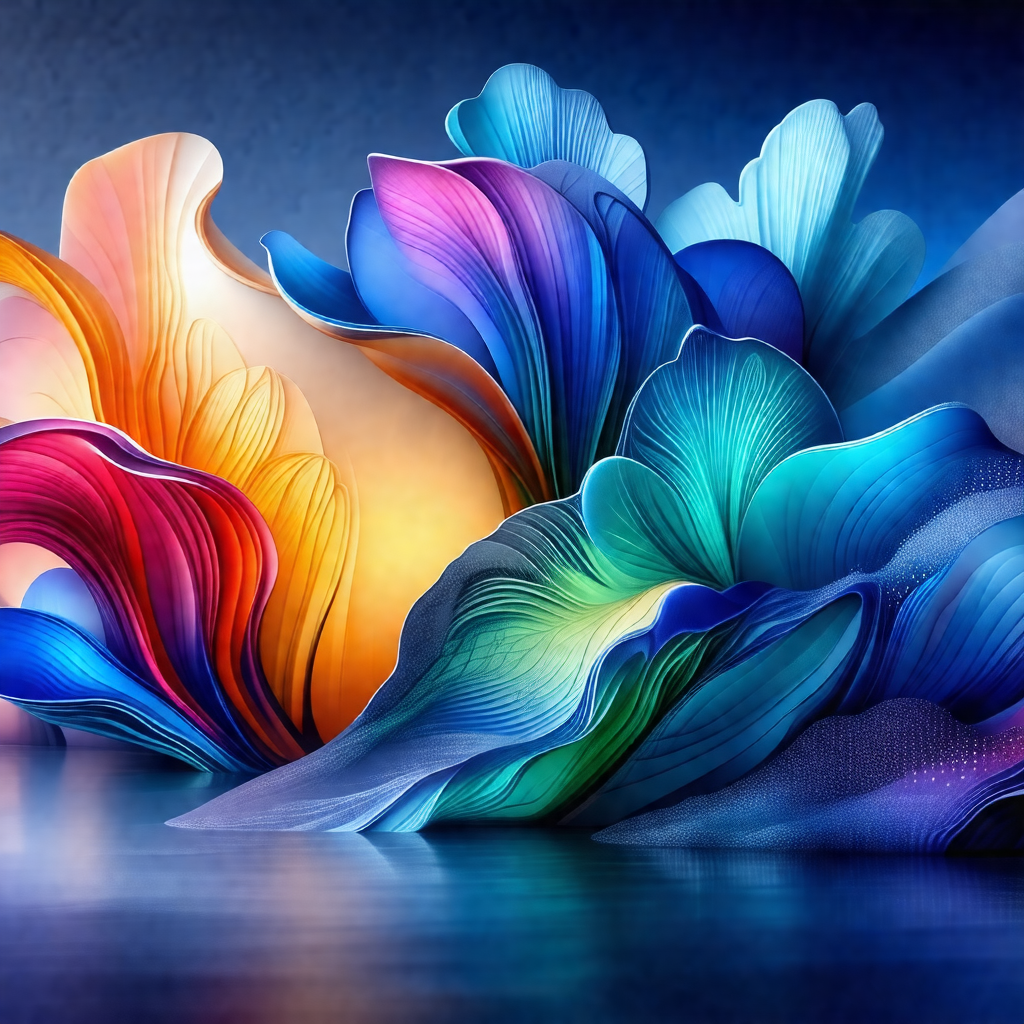 Vibrant and colorful flower arrangement made from paper
