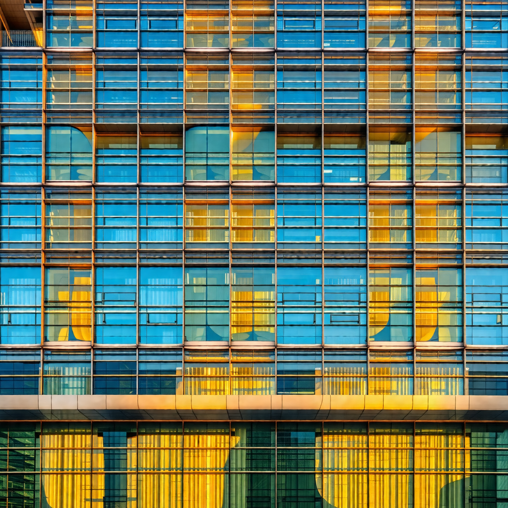 Large building with many windows