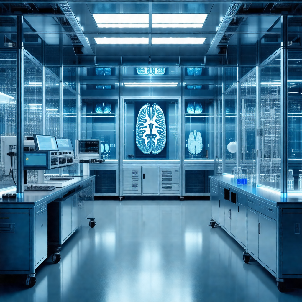 Clean and well-organized laboratory with a focus on the h...