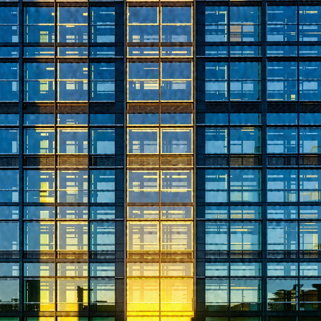 Large building with many windows