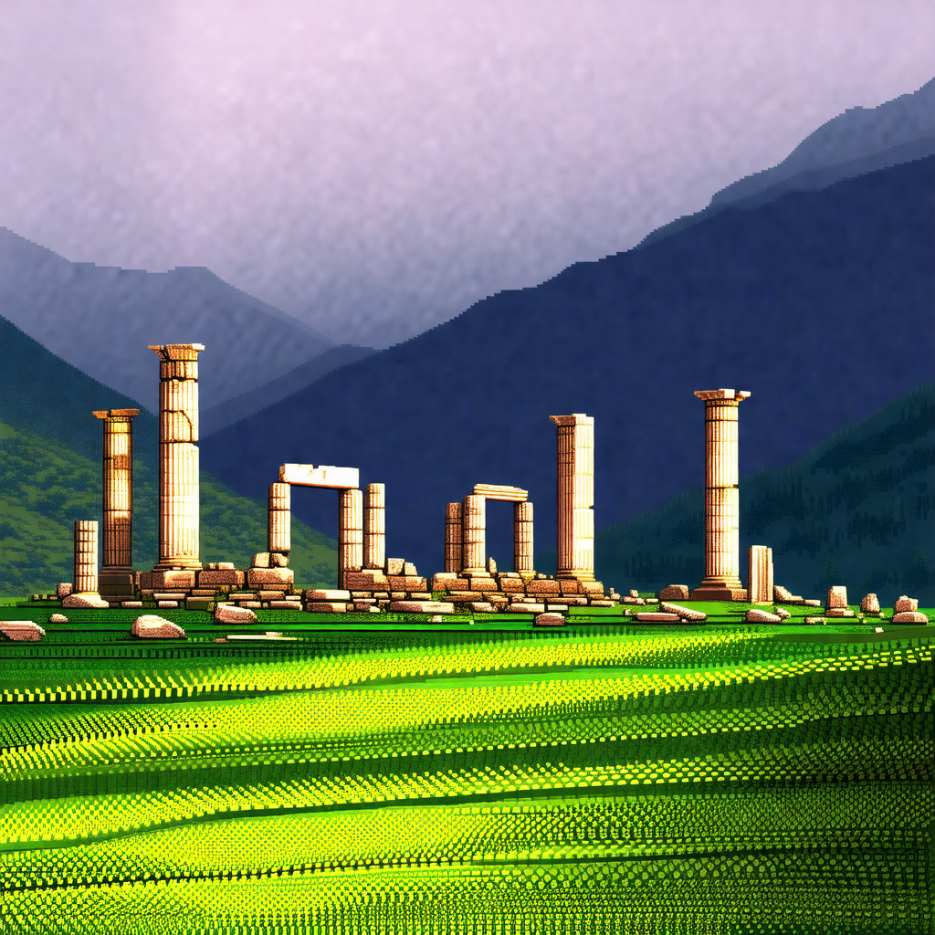 Colorful, computer-generated (cgi) drawing of a mountaino...