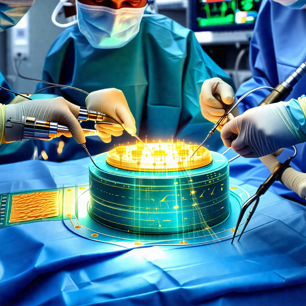 Group of doctors is working together in a hospital setting