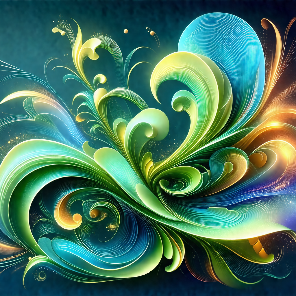 Colorful and vibrant painting of a flower