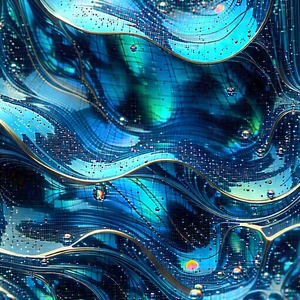 Abstract Hdr Photography: Macro view of synthetic material