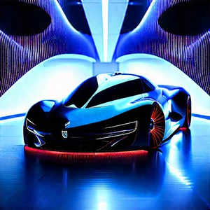 Automotive Technology In Modern Laboratory With Sleek, Futuristic