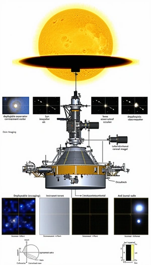 The Image Is A Diagram Of A Spacecraft, Showing The Various Components And Their Functions