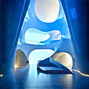 Futuristic Innovation Hub With Large, Modern
